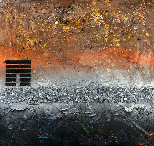 hexagram 12: release. by Jason Lincoln Jeffers, Painting for Sale on Select