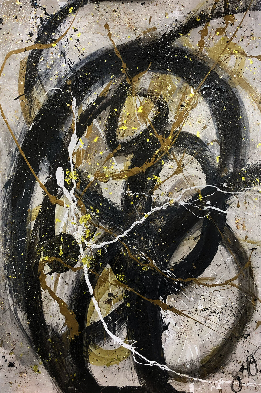 cypher 7 Jason Lincoln Jeffers Original painting for sale