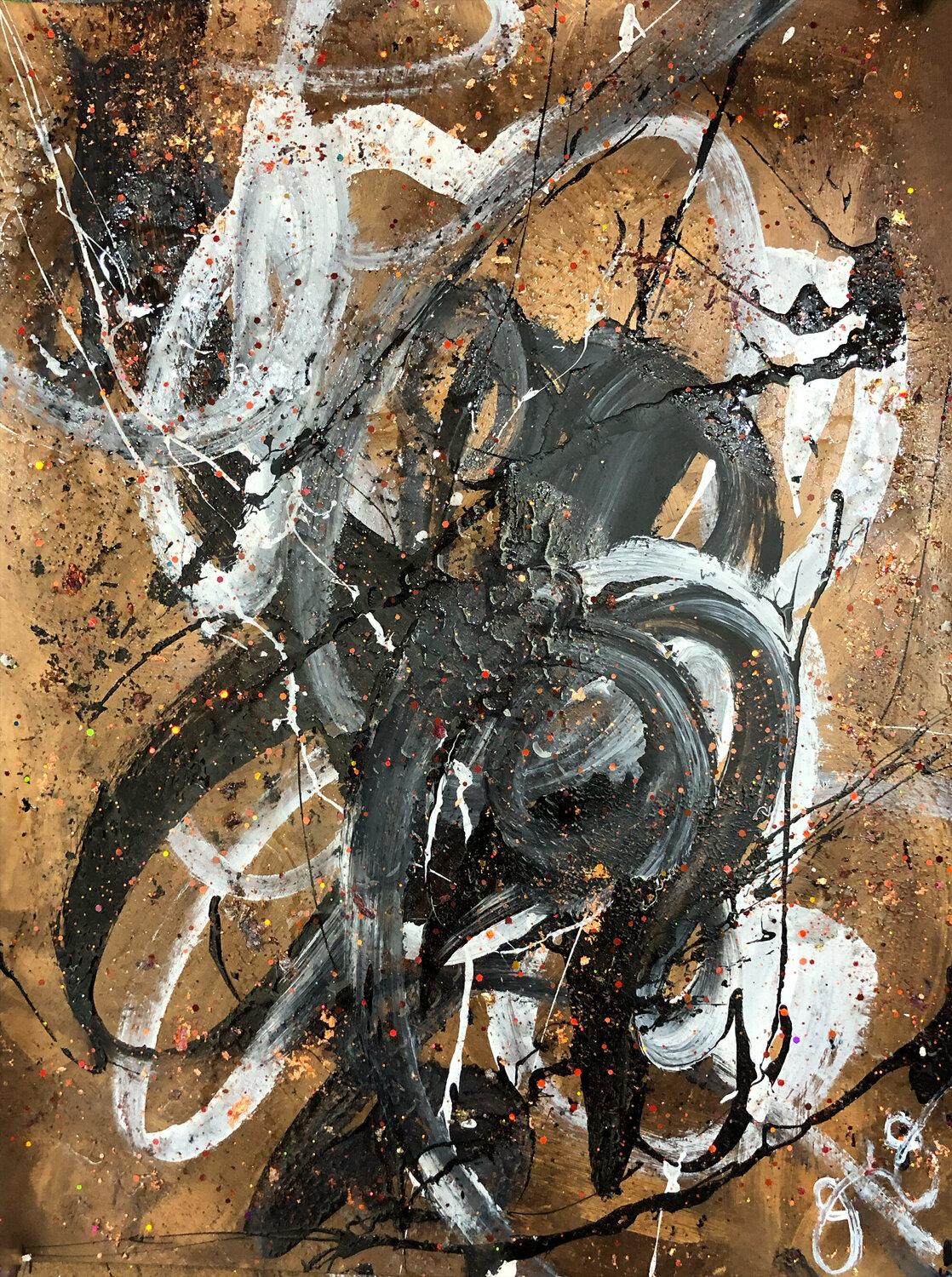 cypher 9 Jason Lincoln Jeffers Original painting for sale