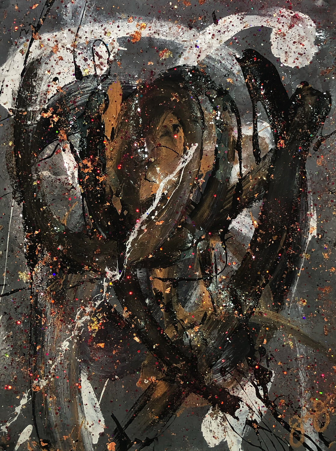 cypher 12 Jason Lincoln Jeffers Original painting for sale