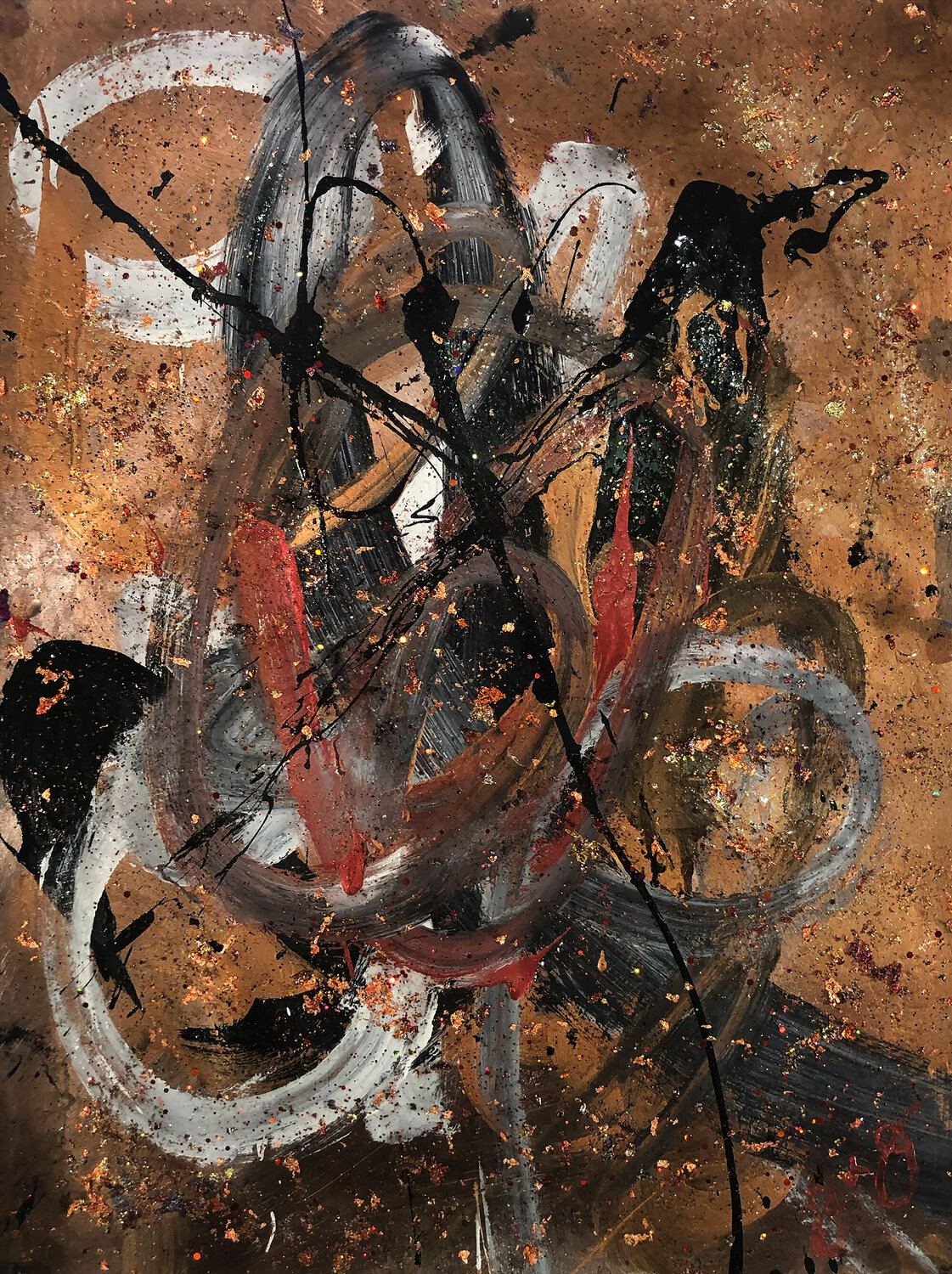 cypher 13 Jason Lincoln Jeffers Original painting for sale