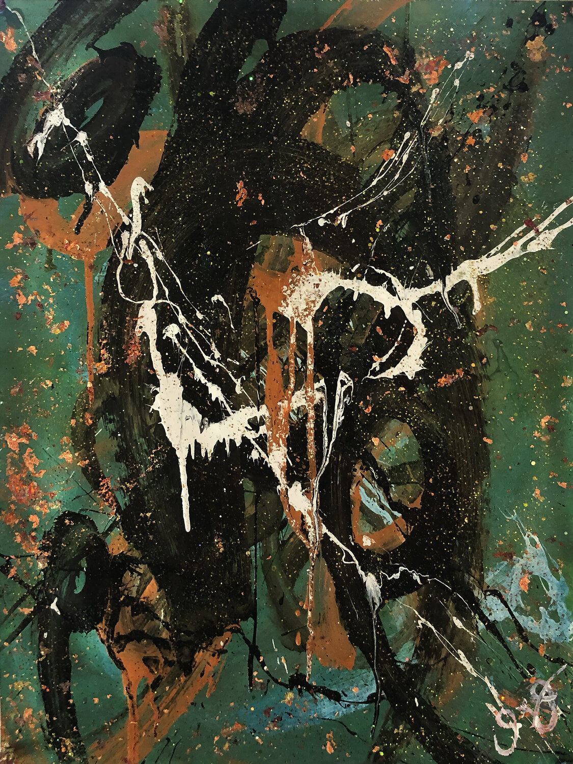 cypher 18 Jason Lincoln Jeffers Original painting for sale