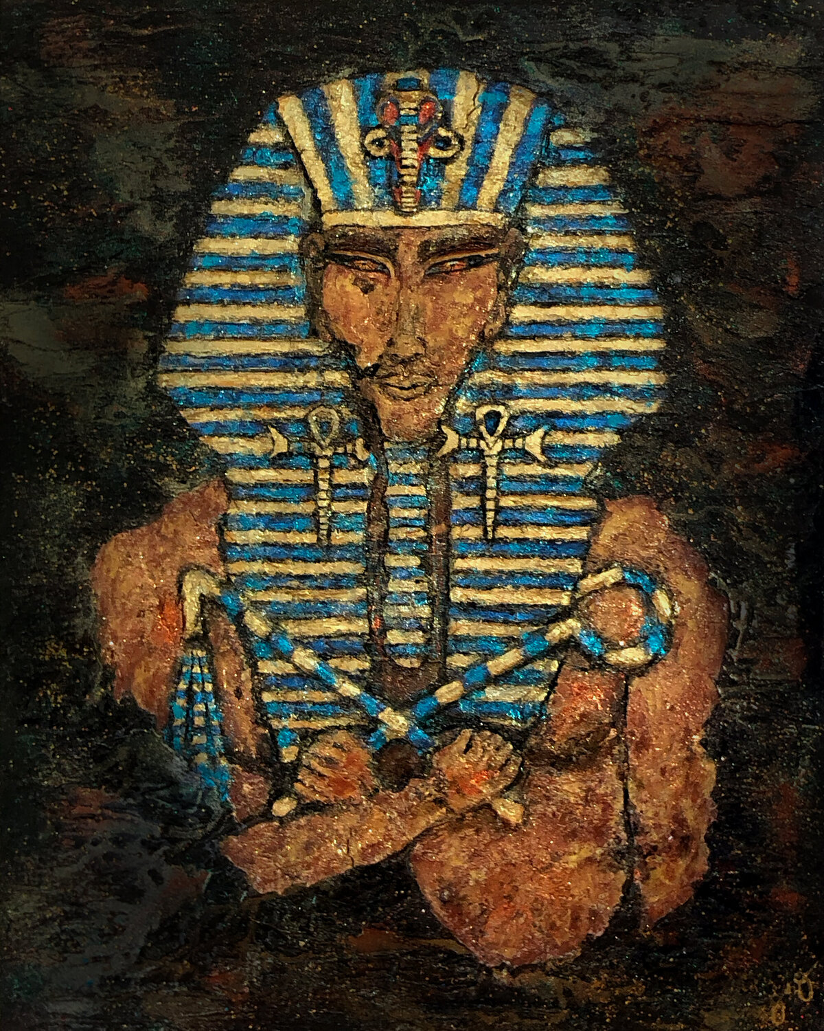 the iconoclast Jason Lincoln Jeffers Original painting for sale