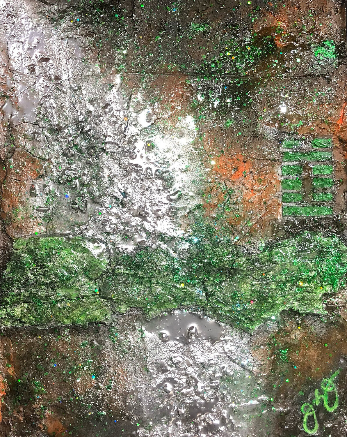 hexagram 3: perserverance. Jason Lincoln Jeffers Original painting for sale
