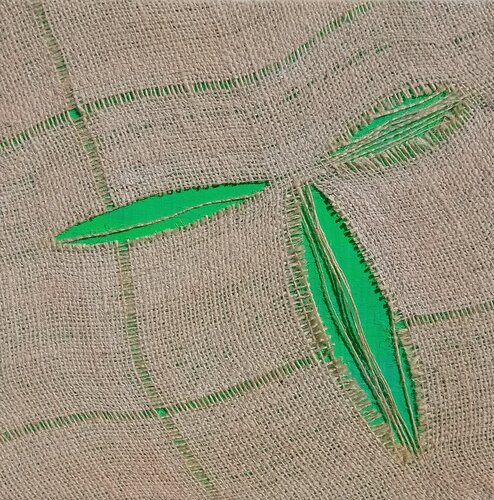 Green inside by Giustino Caposciutti, Painting for Sale on Select