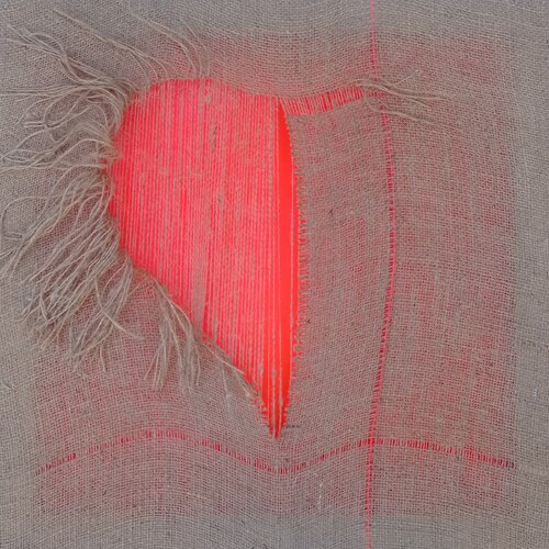 HeartArt: Aprire il cuore alla gioia by Giustino Caposciutti, Painting for Sale on Select