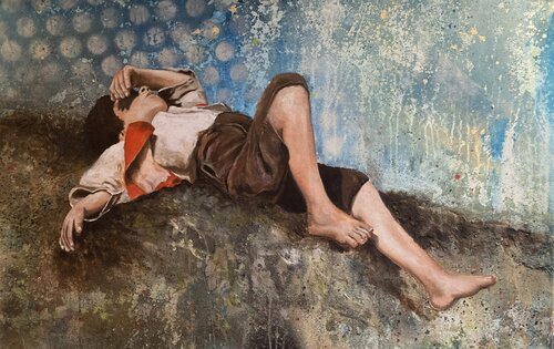 Lazy sunday by Thomas Johannsmeier, Painting for Sale on Select