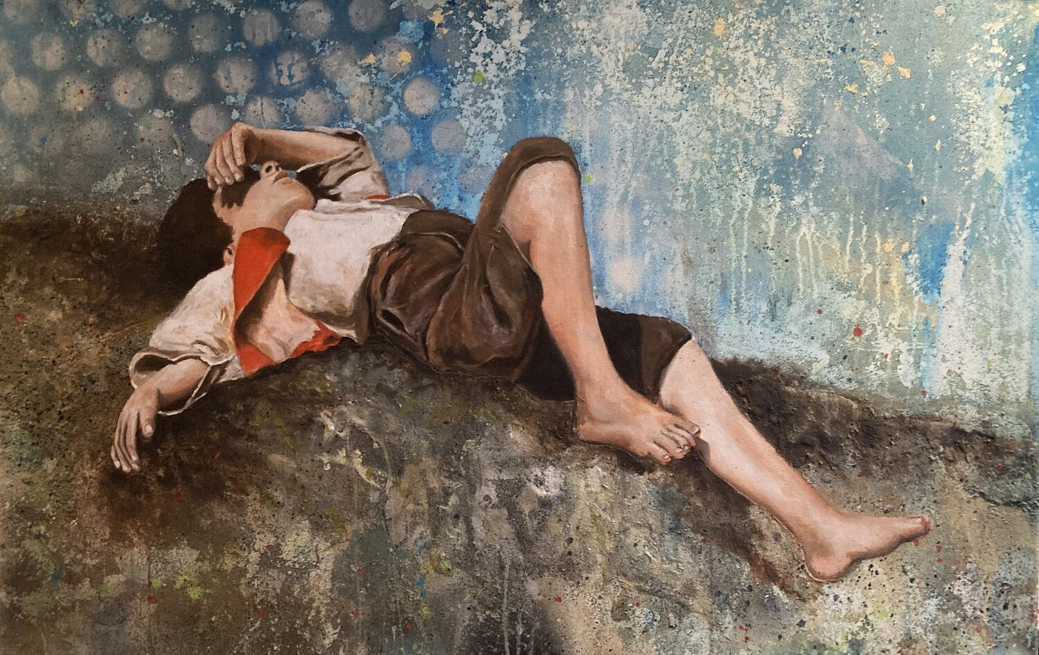 Lazy sunday Thomas Johannsmeier Original painting for sale