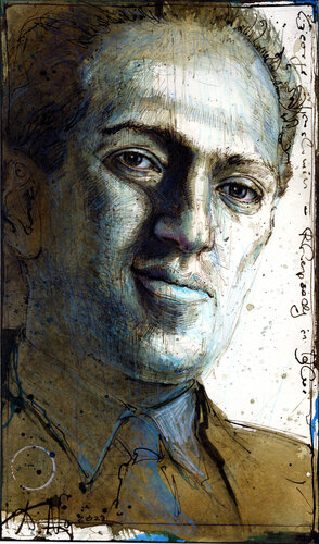 George Gershwin - Rhapsody in blue by Andreas Noßmann, Drawing for Sale on Select