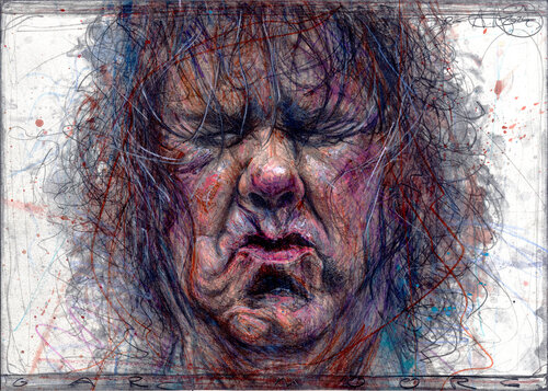 Gary Moore by Andreas Noßmann, Drawing for Sale on Select