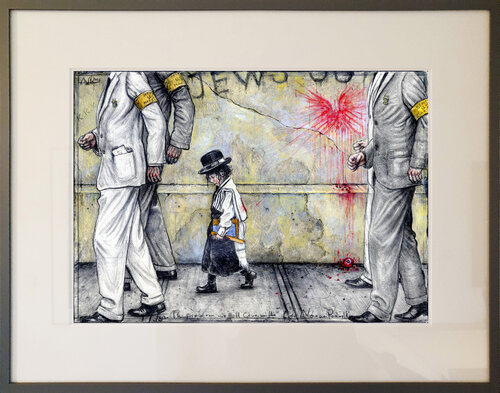 The problem we all live with (f. n. Norman Rockwell) by Andreas Noßmann, Drawing for Sale on Select