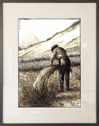 Garbenbinder by Andreas Noßmann, Drawing for Sale on Select