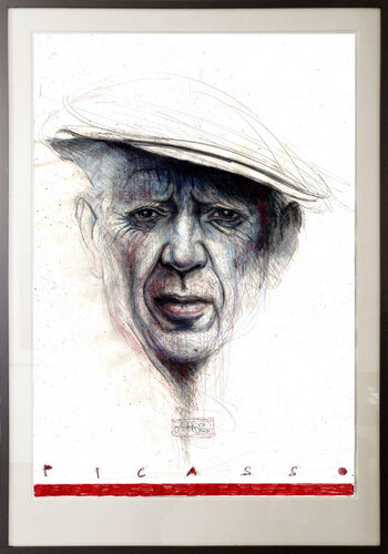 Picasso by Andreas Noßmann, Drawing for Sale on Select