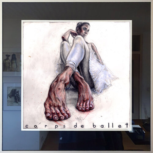 Corps de Ballet by Andreas Noßmann, Drawing for Sale on Select