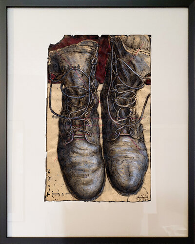 Two of us by Andreas Noßmann, Drawing for Sale on Select