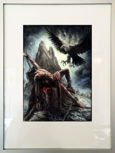 Prometheus – Die Rache des Zeus by Andreas Noßmann, Drawing for Sale on Select