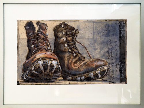 Eiszeit by Andreas Noßmann, Drawing for Sale on Select