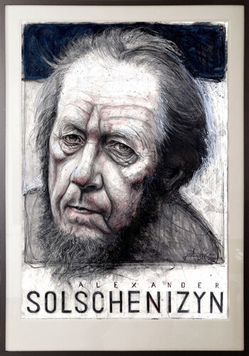 Alexander Solschenizyn by Andreas Noßmann, Drawing for Sale on Select