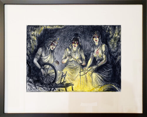Die Moiren by Andreas Noßmann, Drawing for Sale on Select