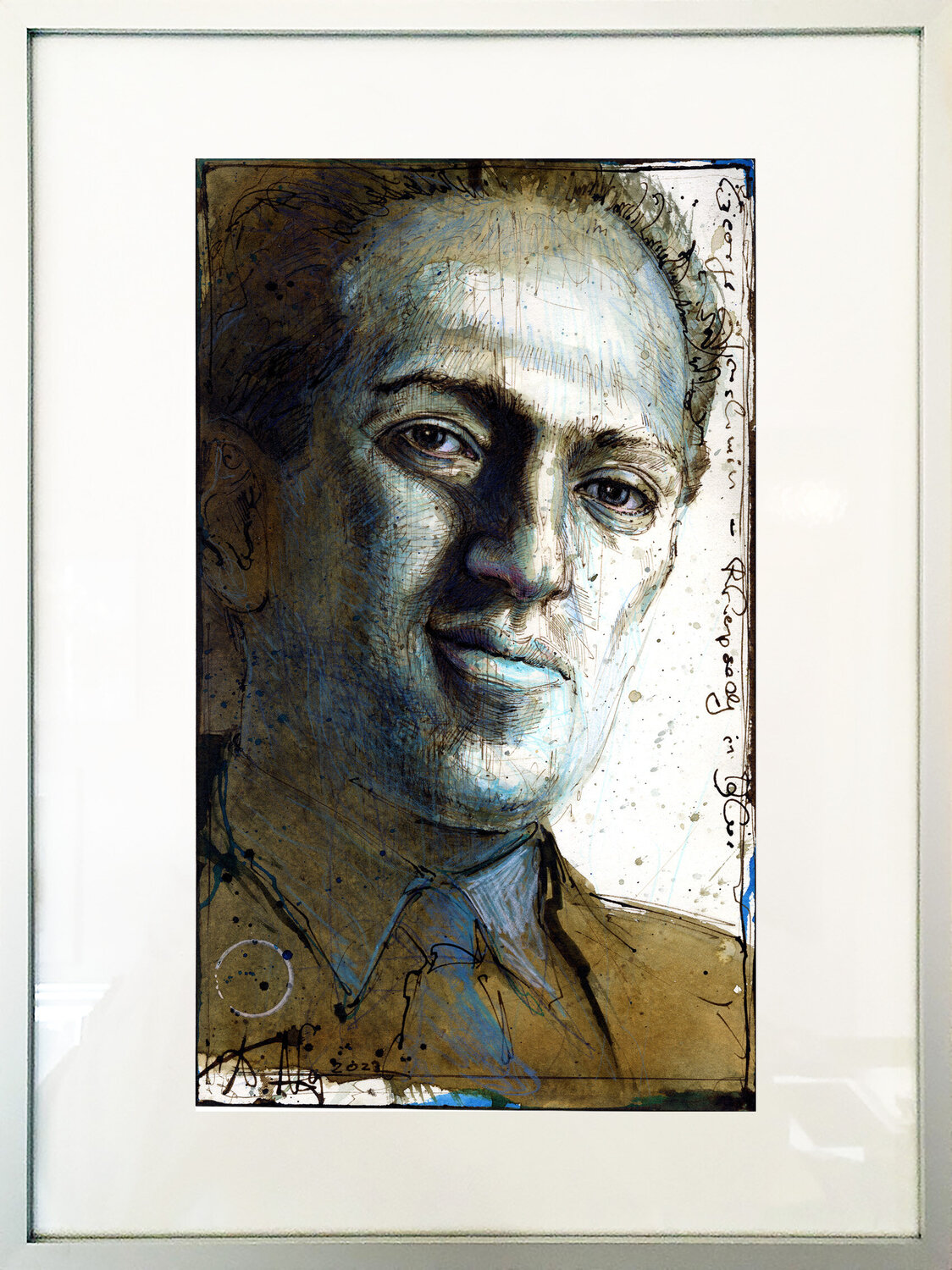 George Gershwin - Rhapsody in blue Andreas Noßmann Drawing for sale