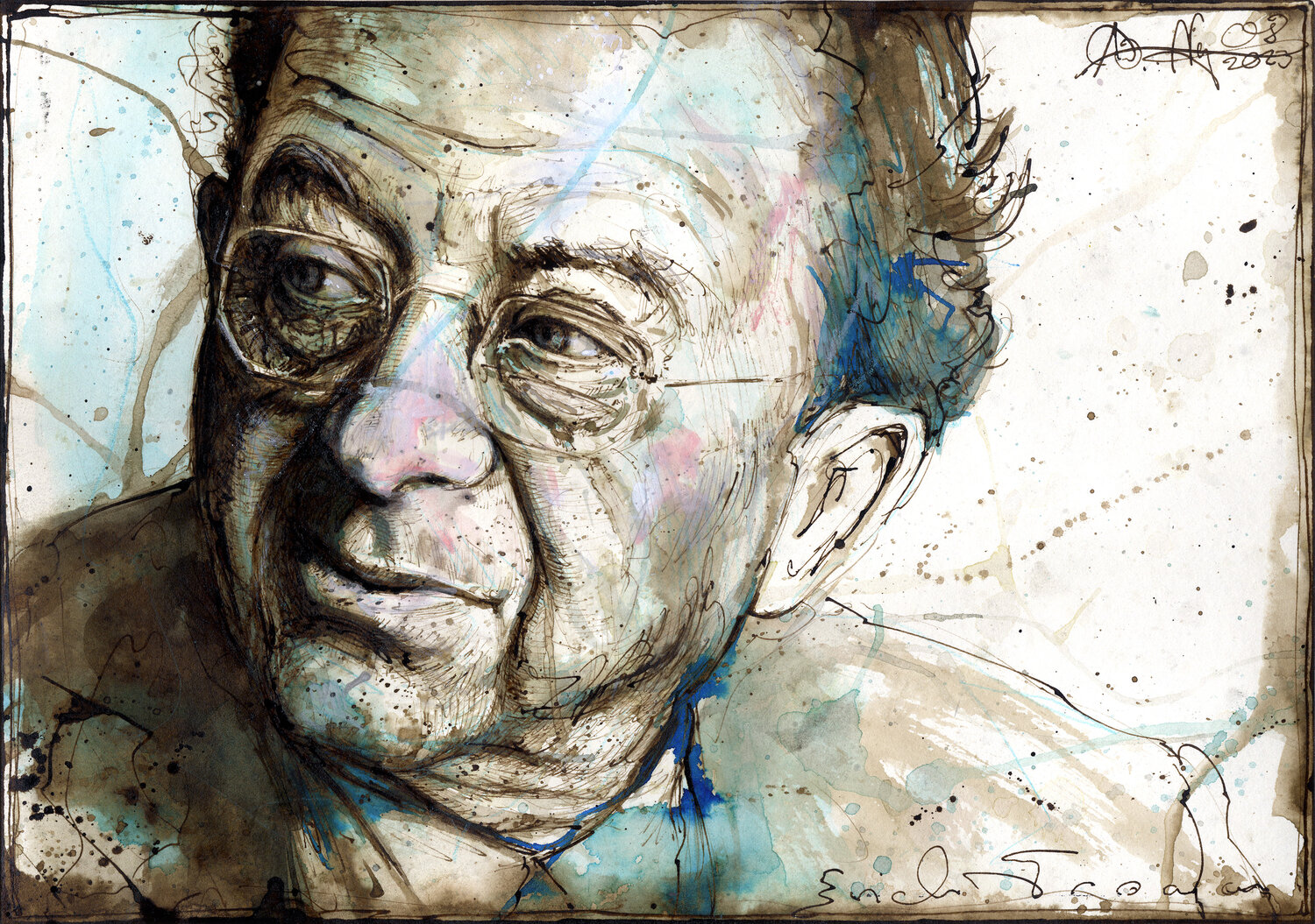 Erich Fromm - Märchen, Mythen, Träume Andreas Noßmann Drawing for sale