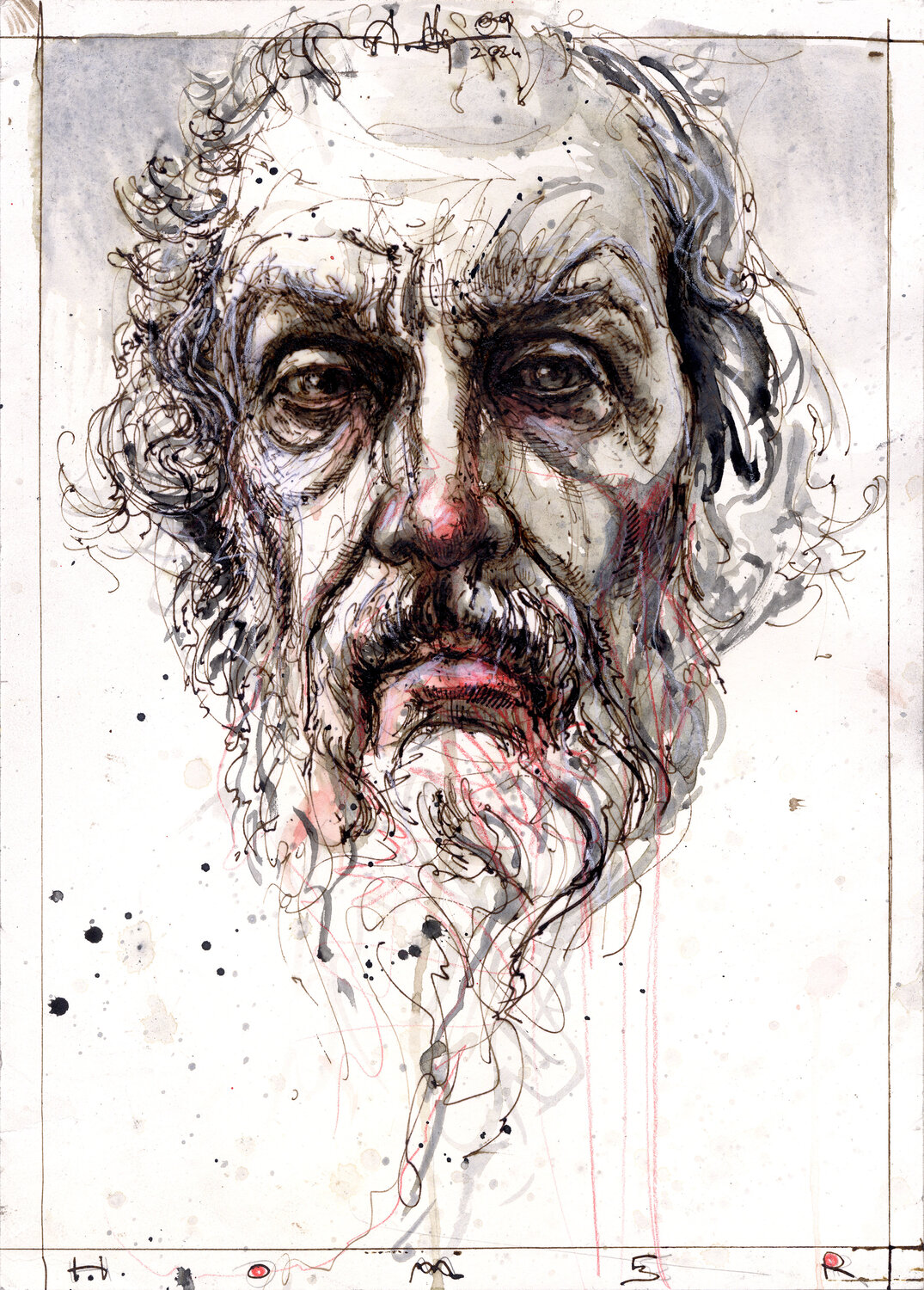 Homer Andreas Noßmann Drawing for sale