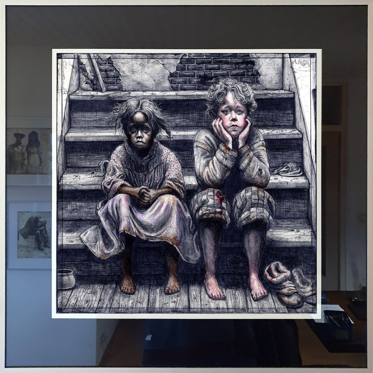Schwarzweiß Andreas Noßmann Drawing for sale