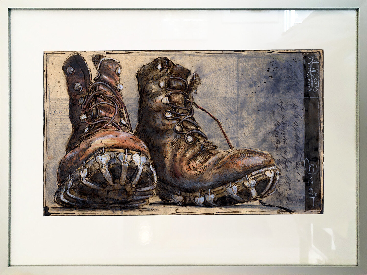 Eiszeit Andreas Noßmann Drawing for sale
