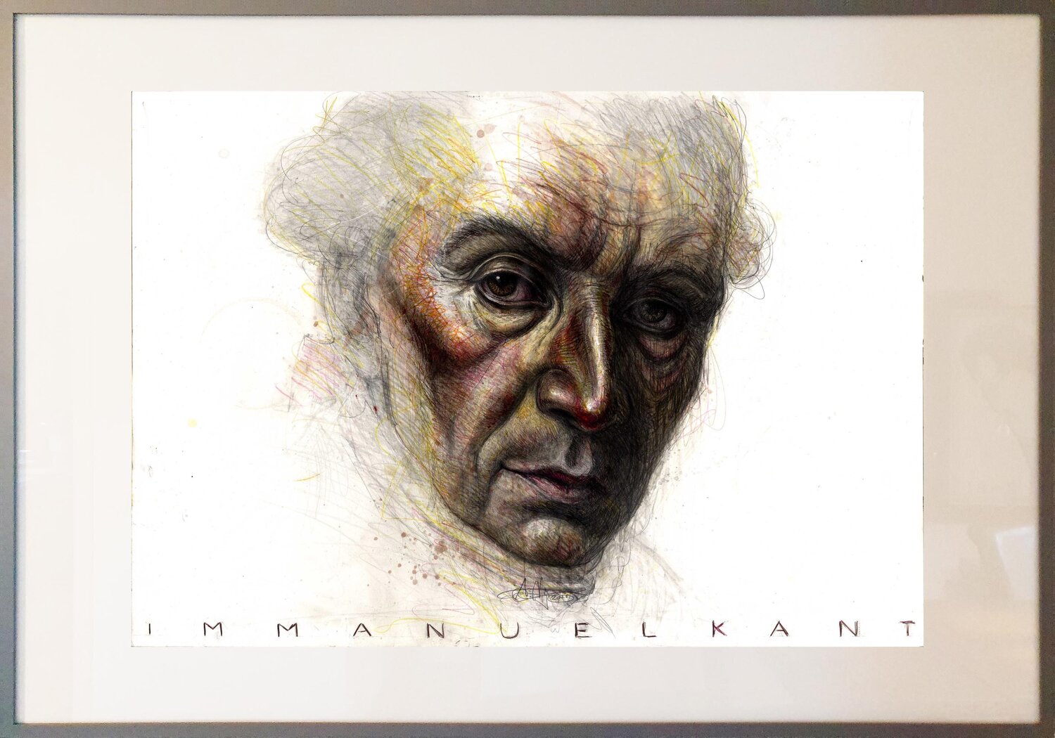 Immanuel Kant Andreas Noßmann Drawing for sale