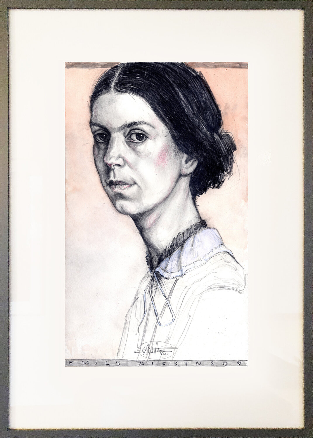 Emily Dickinson Andreas Noßmann Drawing for sale