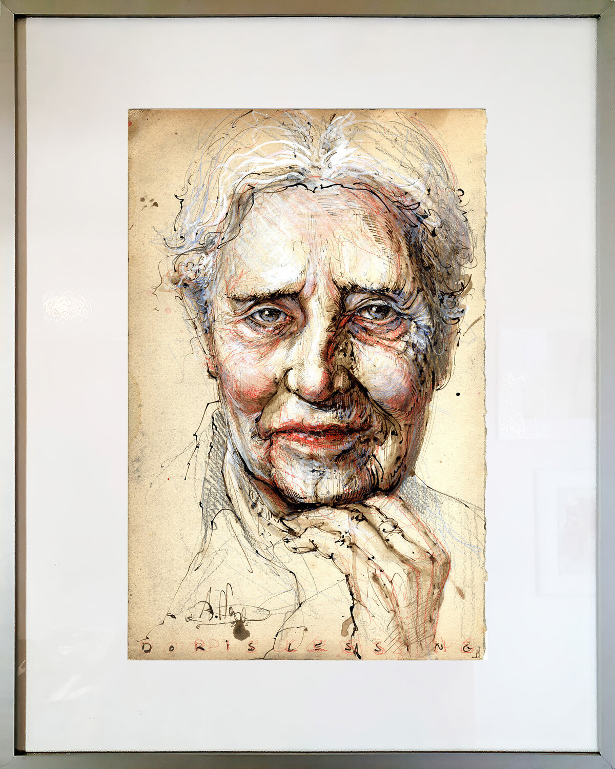 Doris Lessing Andreas Noßmann Drawing for sale