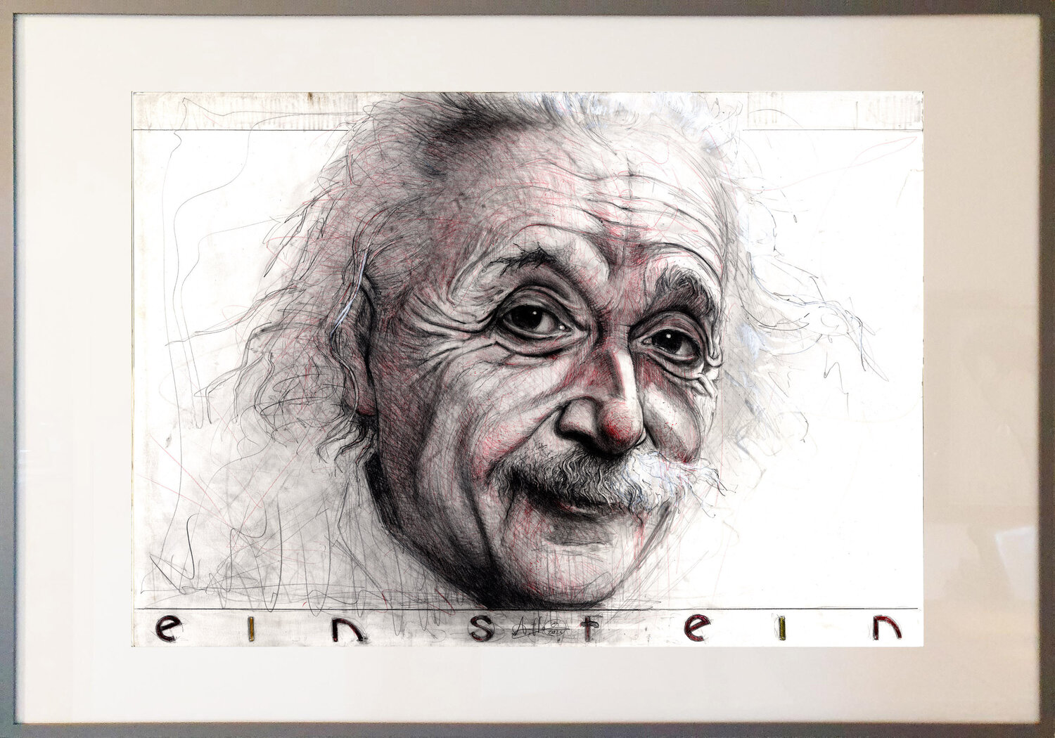 Albert Einstein Andreas Noßmann Drawing for sale