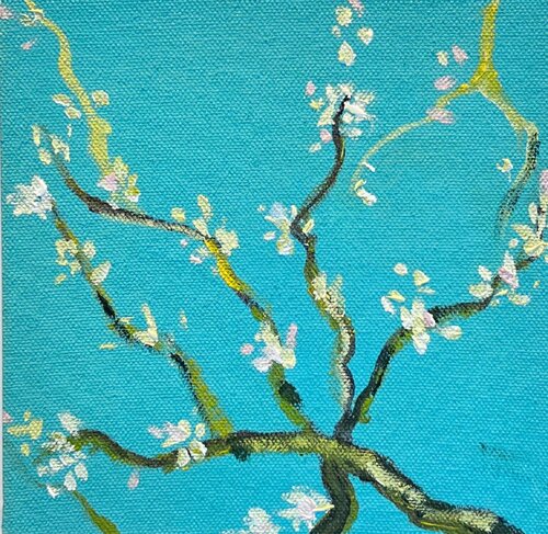 Almond Blossoms by Shabs Beigh, Painting for Sale on Select