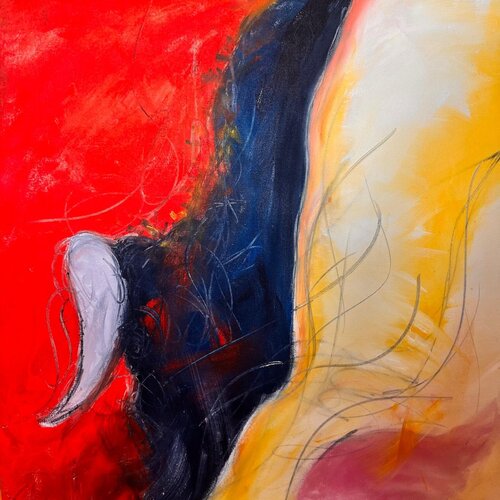 Paso Doble 1 by Shabs Beigh, Drawing for Sale on Select