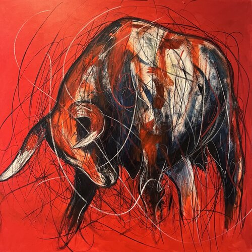 Inferno by Shabs Beigh, Painting for Sale on Select