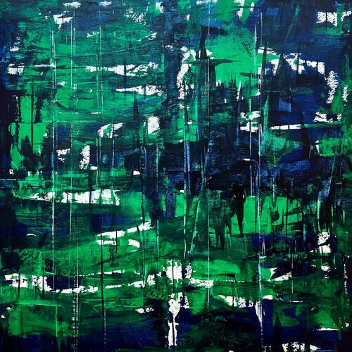 Matrix 2 by Shabs Beigh, Painting for Sale on Select