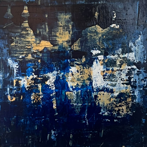 Shades Of Blue 2 by Shabs Beigh, Painting for Sale on Select
