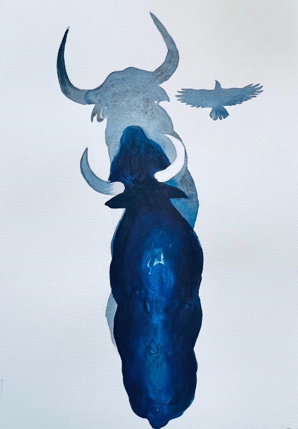 The Journey Together Shabs Beigh Drawing for sale