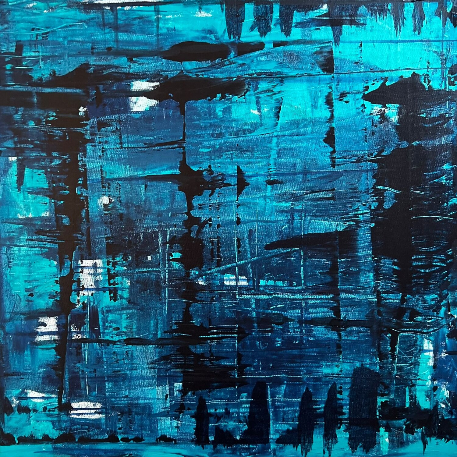 Matrix Shabs Beigh Original painting for sale