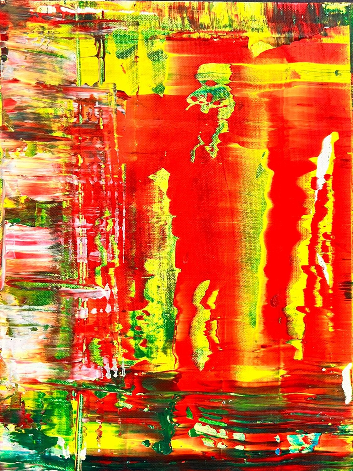 Flames Of Passion Shabs Beigh Original painting for sale