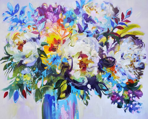 Brushstrokes of Spring by Anna Cher, Painting for Sale on Select