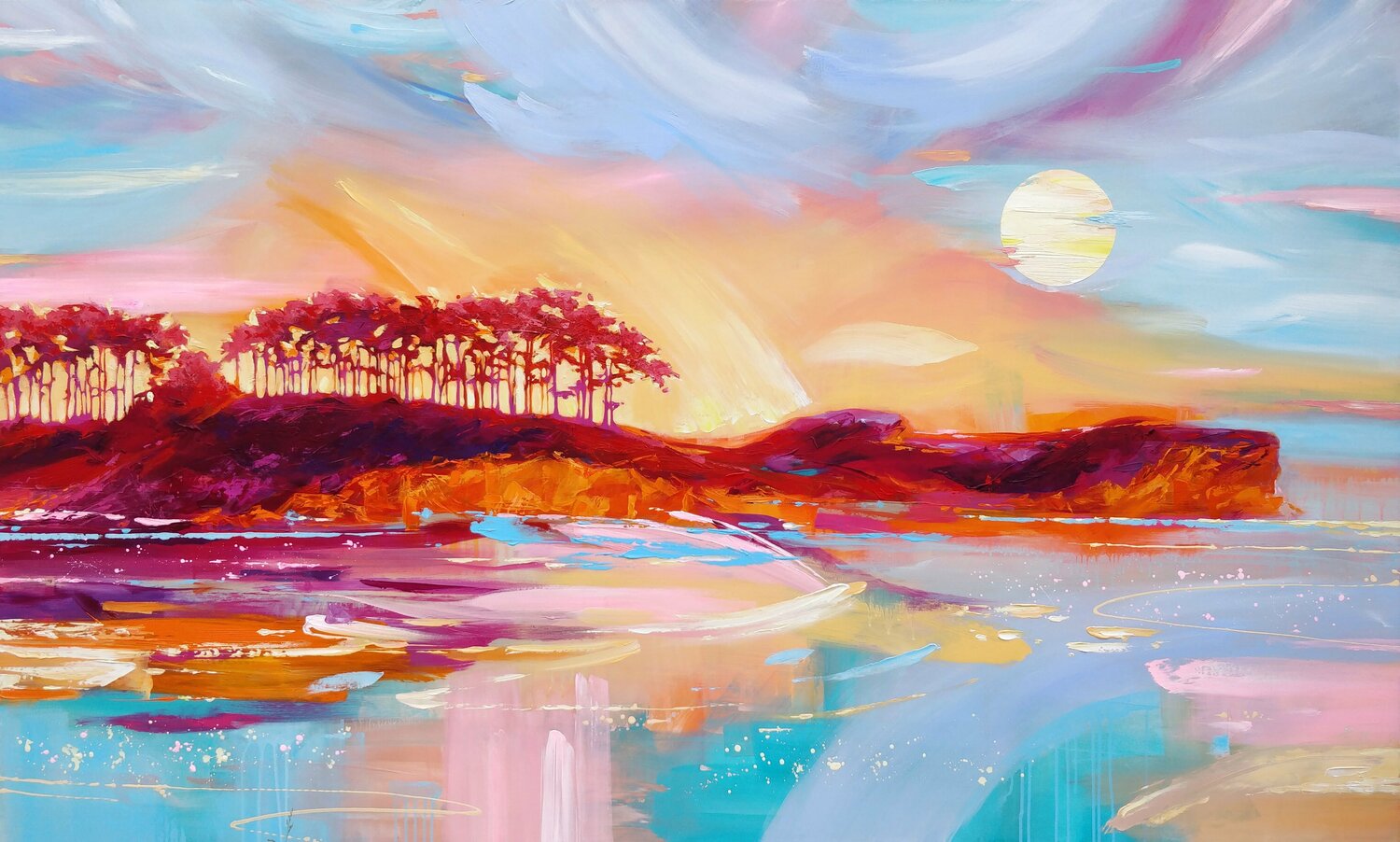 MAKE A WISH Anna Cher Original painting for sale