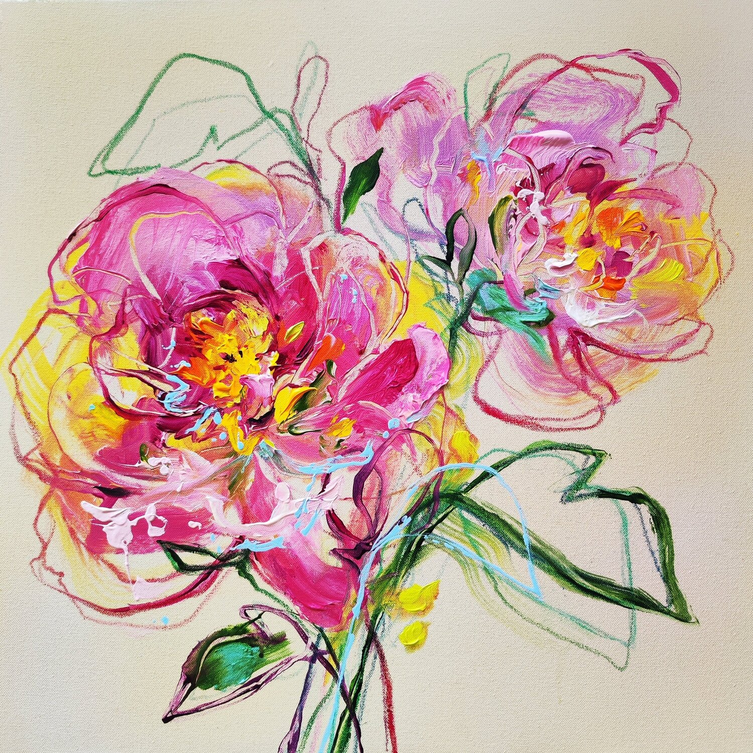 Whispers of Elegance Anna Cher Original painting for sale