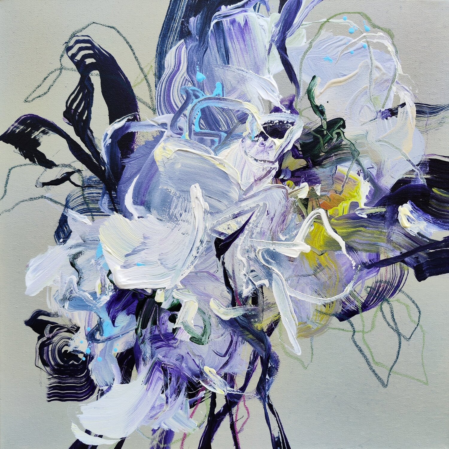 Indigo dream Anna Cher Original painting for sale
