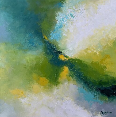 Peacefully II by Miroslava Lipovec Friedman, Painting for Sale on Select