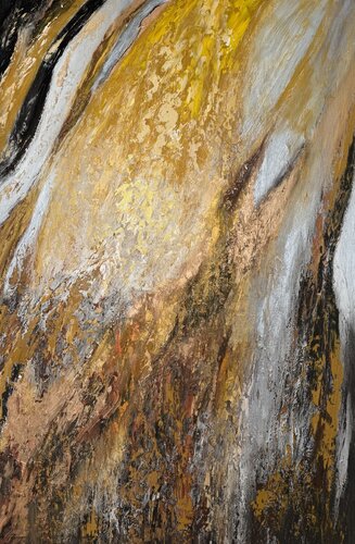 Gold & Silver by Miroslava Lipovec Friedman, Painting for Sale on Select