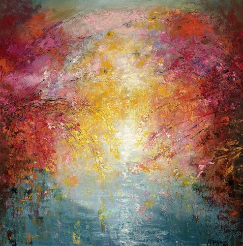 Pasión by Miroslava Lipovec Friedman, Painting for Sale on Select