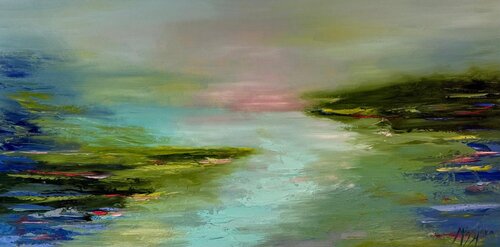 Seeing the Infinity by Miroslava Lipovec Friedman, Painting for Sale on Select