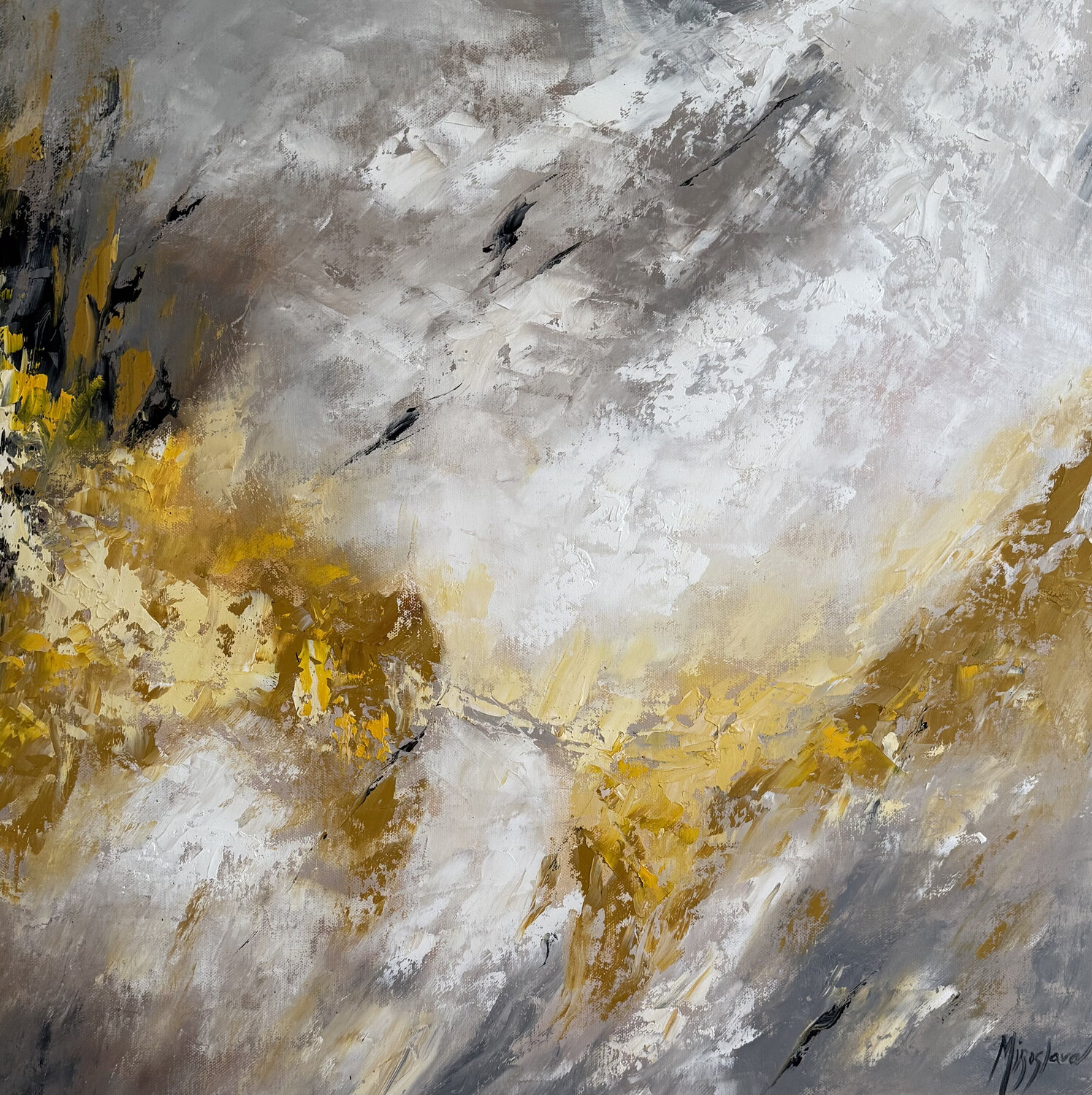 Nocturne Miroslava Lipovec Friedman Original painting for sale