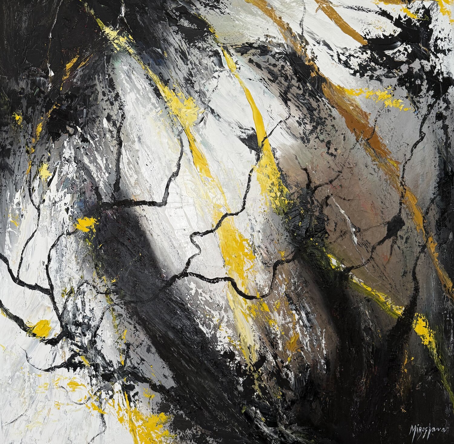 World Conection Miroslava Lipovec Friedman Original painting for sale